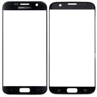 VETRO NERO PER SAMSUNG GALAXY S7 G930 G930F GLASS BLACK