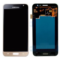 TOUCH SCREEN DISPLAY ORO GOLD ORIGINALE SAMSUNG GALAXY J3 2016 J320F GH97-18414B