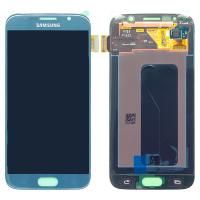 TOUCH SCREEN DISPLAY BLU TOPAZIO PER SAMSUNG S6 G920F GH97-17260D