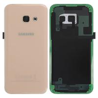 SCOCCA COPRIBATTERIA GOLD PER SAMSUNG GALAXY A3 2017 A320 A320F ORO