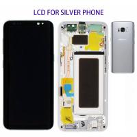 TOUCH SCREEN DISPLAY SILVER ORIGINALE PER SAMSUNG S8 G950F GH97-20457B GRIGIO