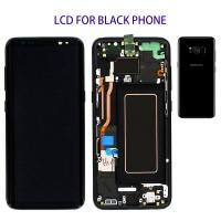 TOUCH SCREEN DISPLAY NERO ORIGINALE PER SAMSUNG S8 G950F GH97-20457A