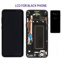 TOUCH SCREEN DISPLAY ORIGINALE NERO PER SAMSUNG S8 PLUS G955F BLACK