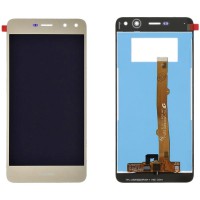 TOUCH SCREEN DISPLAY GOLD ORO PER HUAWEI Y6 2017 / NOVA YOUNG