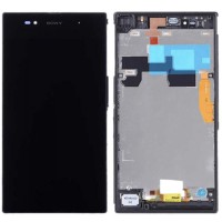 TOUCH SCREEN DISPLAY PER SONY Z ULTRA CON FRAME NERO