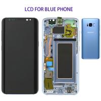 TOUCH SCREEN DISPLAY ORIGINALE PER SAMSUNG S8 G950 BLU SERVICE PACK