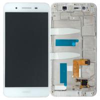 TOUCH SCREEN DISPLAY CON FRAME BIANCO PER HUAWEI P8 LITE SMART