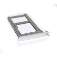 CARRELLO SIM TRAY PER SAMSUNG GALAXY S7 G930 SIM TRAY SILVER