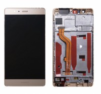 TOUCH SCREEN DISPLAY PER HUAWEI P9 GOLD CON FRAME