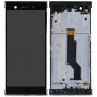 TOUCH SCREEN DISPLAY NERO PER SONY XPERIA XA1 BLACK CON FRAME