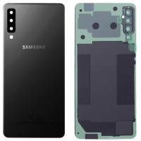 COPRIBATTERIA BACK COVER PER SAMSUNG A7 2017 A750 NERO NERA