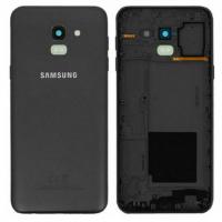 COPRIBATTERIA BACK COVER PER SAMSUNG J6 2018 J600 NERO