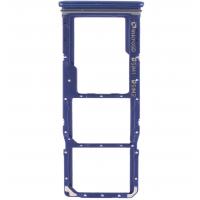 CARRELLO SIM TRAY PER SAMSUNG GALAXY A920 A9 2018 BLU