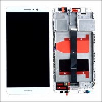 TOUCH SCREEN DISPLAY CON FRAME BIANCO PER HUAWEI MATE 9 MHA-L09 / L29