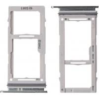 CARRELLO SIM TRAY PER SAMSUNG GALAXY G973 S10 G975 S10 G975 S10 PLUS SILVER