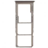 CARRELLO SIM TRAY PER SAMSUNG A505 A50 SILVER