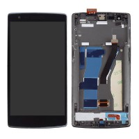 TOUCH SCREEN DISPLAY LCD PER ONEPLUS ONE FRAME ASSEMBLATO DIGITIZER SCHERMO