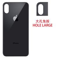 COPRIBATTERIA IPHONE X BACK COVER BLACK NERO