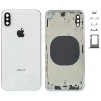 SCOCCA COPRIBATTERIA BACK COVER PER APPLE IPHONE XS BIANCO