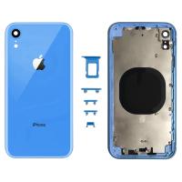 SCOCCA COPRIBATTERIA BACK COVER PER APPLE IPHONE XR BLU