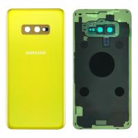 COPRIBATTERIA BACK COVER PER SAMSUNG GALAXY S10E G970 GIALLO