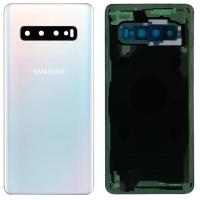 COPRIBATTERIA BACK COVER PER SAMSUNG GALAXY S10 BIANCO G973