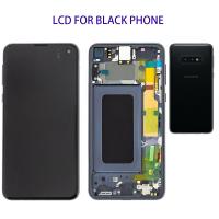 TOUCH SCREEN DISPLAY LCD ORIGINALE NERO PER SAMSUNG GALAXY S10E G970 GH82-18852A,