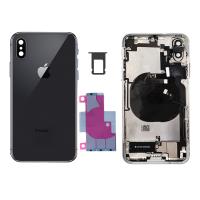 SCOCCA COMPLETA DI FLAT PER APPLE IPHONE X NERO