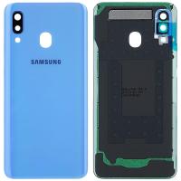 COPRIBATTERIA BACK COVER PER SAMSUNG GALAXY A40 A405 BLU