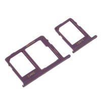 CARRELLO SIM TRAY PER SAMSUNG GALAXY J600 J6 2018 VIOLA