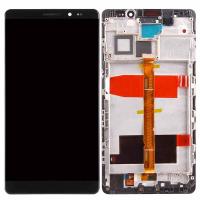 TOUCH SCREEN DISPLAY LCD NERO PER HUAWEI ASCEND MATE 8 RICAMBIO SCHERMO VETRO FRAME