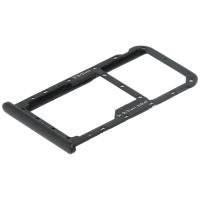CARRELLO SIM PER HUAWEI MATE 10 LITE NERO SIM TRAY BLACK