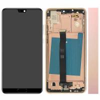 TOUCH SCREEN DISPLAY PER HUAWEI P20 GOLD CON FRAME