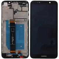 TOUCH SCREEN DISPLAY NERO PER HUAWEI Y6 2018 ATU-L11 /ENJOY 8E/Y7 PRIME/HONOR 7A/NOVA 2 LITE LCD CON FRAME