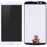 TOUCH SCREEN DISPLAY LCD PER LG K420 K10 DIGITIZER SCHERMO WHITE BIANCO RICAMBIO