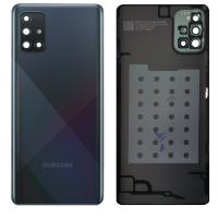 COPRIBATTERIA BACK COVER PER SAMSUNG GALAXY A71 A715 NERO