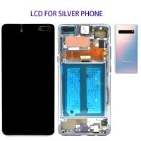 TOUCH SCREEN DISPLAY ORIGINALE PER SAMSUNG GALAXY S10 5G G977 SILVER