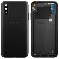 COPRIBATTERIA BACK COVER PER SAMSUNG GALAXY A01 2019 A015 NERO