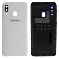 COPRIBATTERIA BACK COVER PER SAMSUNG GALAXY A20E A202 BIANCO