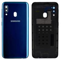 COPRIBATTERIA BACK COVER PER SAMSUNG GALAXY A20E A202 BLU