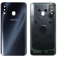 COPRIBATTERIA BACK COVER PER SAMSUNG GALAXY A305 A30 CON VETRO FOTOCAMERA NERO