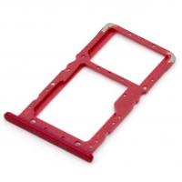 CARRELLO SIM TRAY PER XIAOMI MI MAX 3 / POCO F1 ROSSO