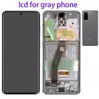 TOUCH SCREEN DISPLAY ORIGINALE PER SAMSUNG GALAXY S20 G980 GRIGIO