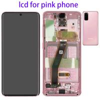 TOUCH SCREEN DISPLAY ORIGINALE PER SAMSUNG GALAXY S20 G980 ROSA