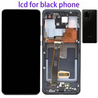 TOUCH SCREEN DISPLAY ORIGINALE PER SAMSUNG GALAXY S20 ULTRA G988 NERO