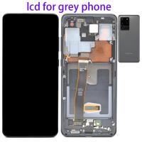 TOUCH SCREEN DISPLAY ORIGINALE PER SAMSUNG GALAXY S20 ULTRA G988 GRIGIO