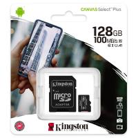 MICRO SD KINGSTON CANVAS SELECT PLUS CLASS10 UHS-I SDCS2 128GB