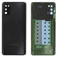 COPRIBATTERIA BACK COVER PER SAMSUNG GALAXY A41 A415 NERO