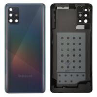 COPRIBATTERIA BACK COVER PER SAMSUNG GALAXY A516 A51 5G CON VETRO FOTOCAMERA NERO