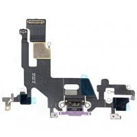 FLAT DOCK CONNETTORE DI RICARICA PER APPLE IPHONE 11 VIOLA